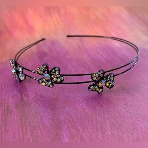 Crystal Flower Headband - NEW